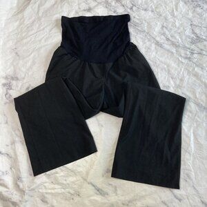A Pea In The Pod Maternity Pants Womens Size Medium Wide Leg Dress Black N124